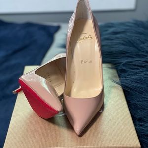 Christian Louboutin So kate 120 patent  Nude